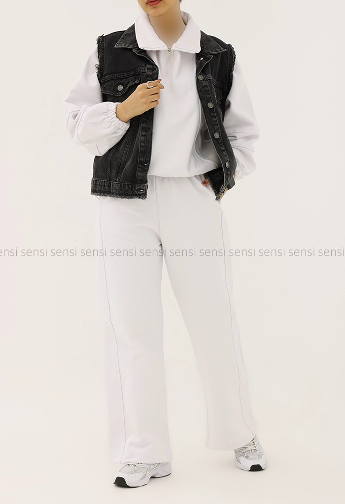 ست نیم زیپ کمر کش کد1005054